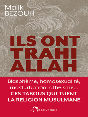 cover image of Ils ont trahi Allah
